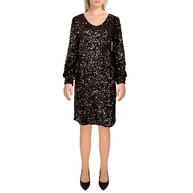 Nanette Nanette Lepore Womens Sequined Above Knee Cocktail And Party Dress Tunics Stylish modern Nanette Nanette Lepore Womens Sequined Above Knee Cocktail And Party Dress Tunics Stylish modern