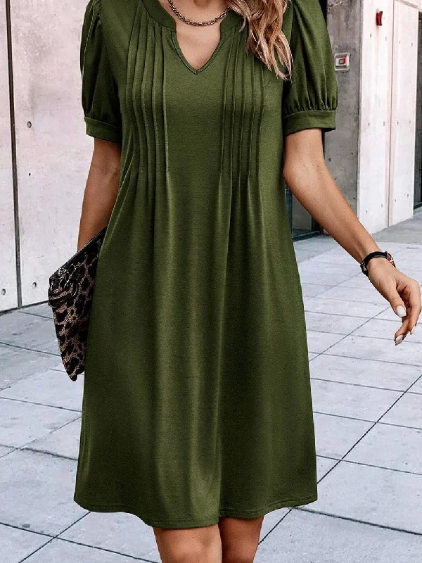 Go-To Mini Dress Fashionable Lace-Trim Mini Dress