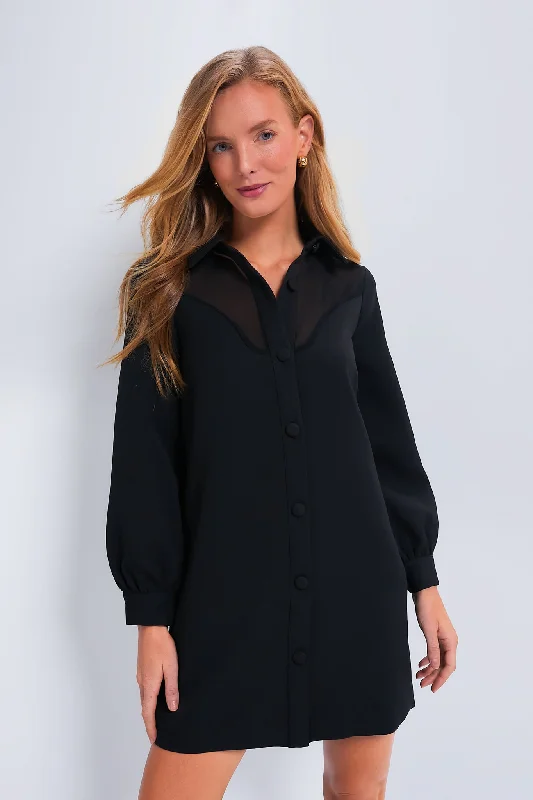 Black Etta Dress Tunics Versatile functional