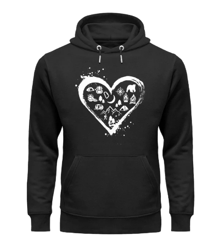 Abenteurer im Herzen - Unisex Premium Organic Hoodie Hoodie Dress Longline Feminine
