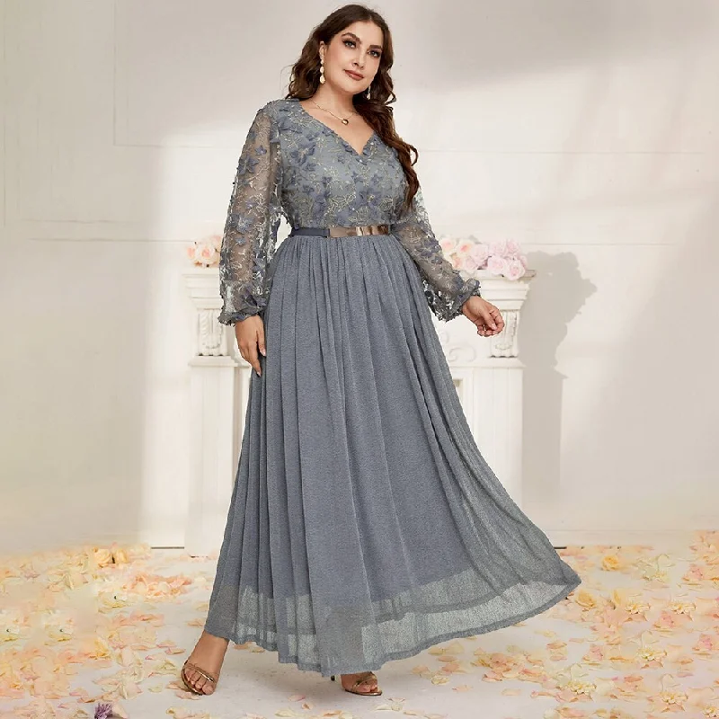 BerriesJam - Elegant Oversized Long Sleeve Muslim Evening Party Dress Tunics Yoga stretchy BerriesJam - Elegant Oversized Long Sleeve Muslim Evening Party Dress Tunics Yoga stretchy