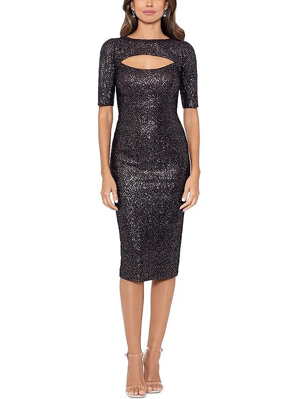 Womens Sequined Shimmer Cocktail And Party Dress Mermaid Tail Wedding