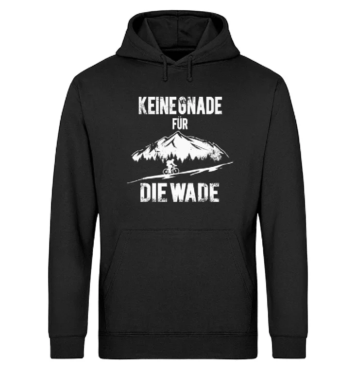 Keine Gnade - für die Wade - Unisex Organic Hoodie Hoodie with Mesh Breathable Sporty