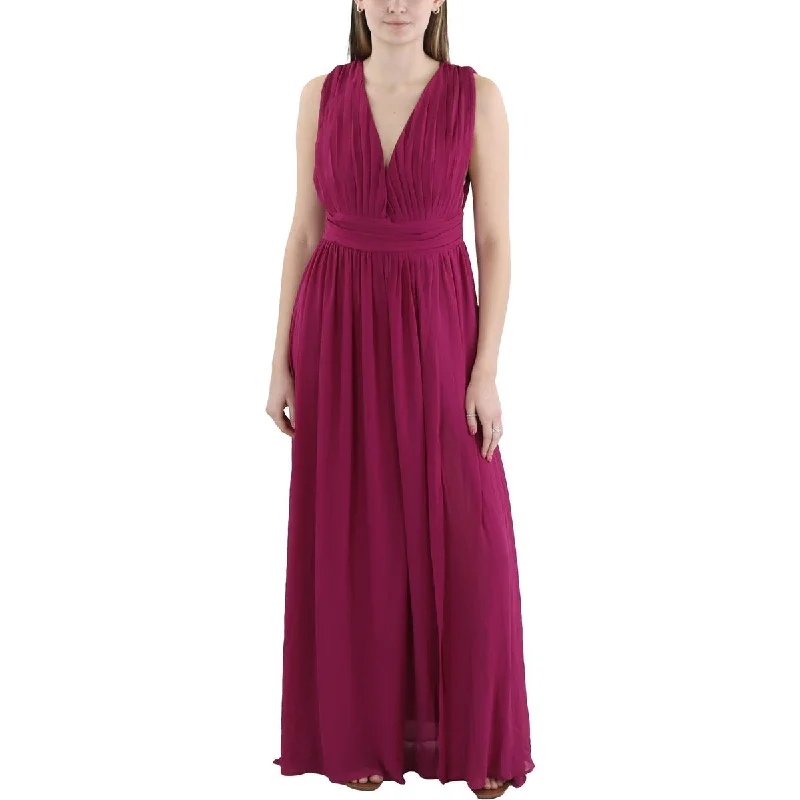 Womens Full Length V-Neck Evening Dress Tunics Recommended stylist