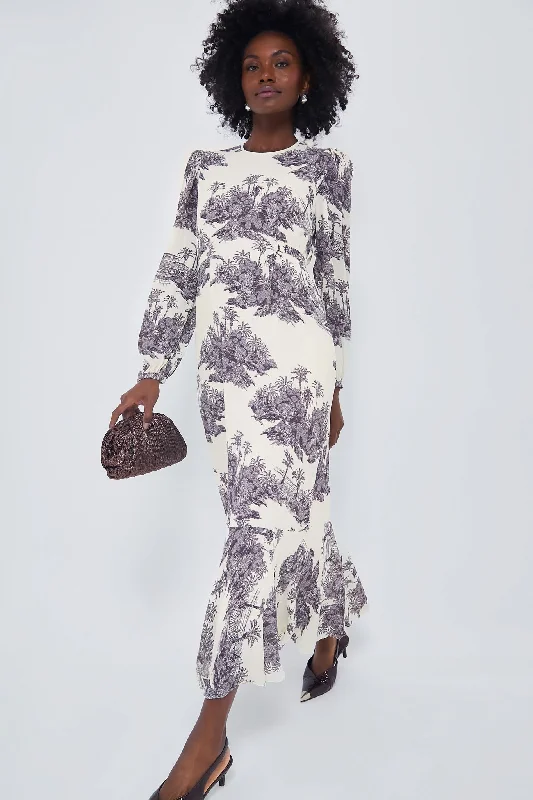 Toile Hibiscus Hill Dress Tunics Trendy modern