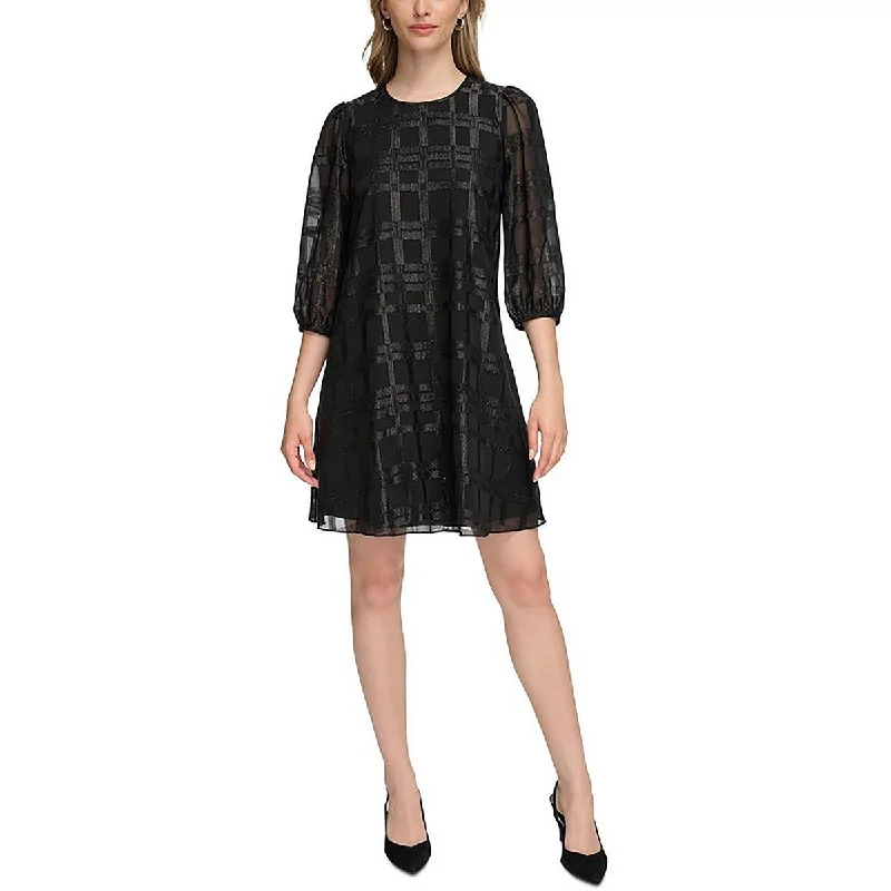 Womens Chiffon Mini Cocktail And Party Dress Tunics Versatile stylish