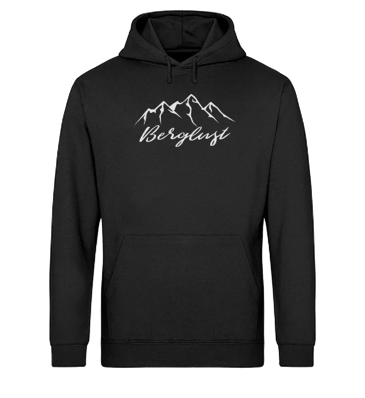 Berglust - Unisex Organic Hoodie Hoodie with Drawcord Adjustable Secure