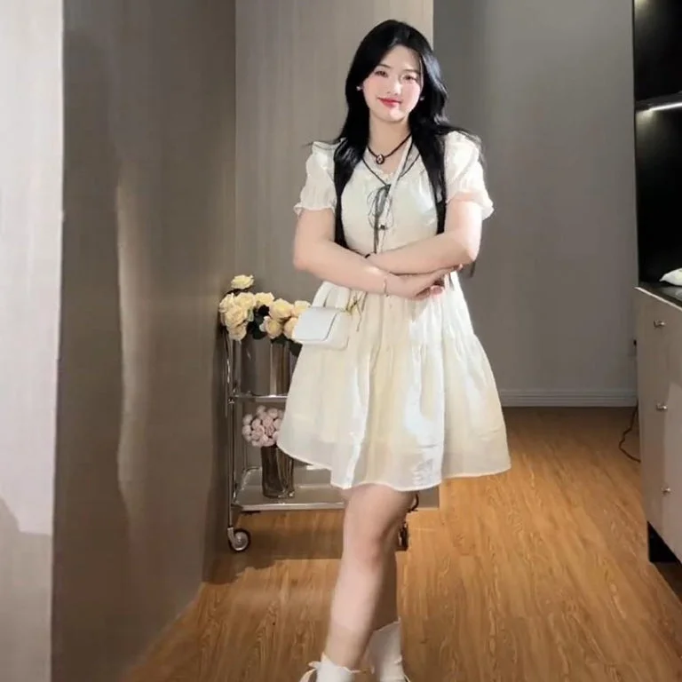 Floral dress summer dress mini dress irregular fairy style LL-135 Trendy Cut-Out Mini Dress Floral dress summer dress mini dress irregular fairy style LL-135 Trendy Cut-Out Mini Dress