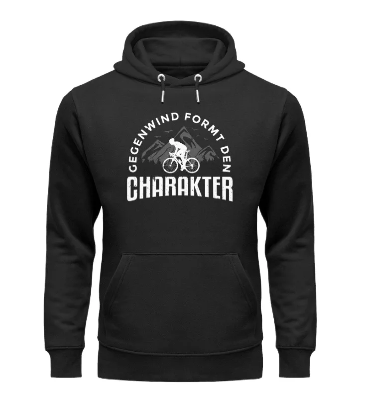 Gegenwind formt den Charakter - Unisex Premium Organic Hoodie Hoodie with Frayed Bohemian Relaxed Gegenwind formt den Charakter - Unisex Premium Organic Hoodie Hoodie with Frayed Bohemian Relaxed