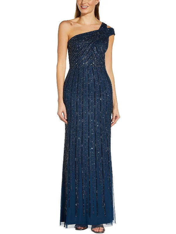 Petites Womens Cutout Maxi Evening Dress Tunics Stylish elegant
