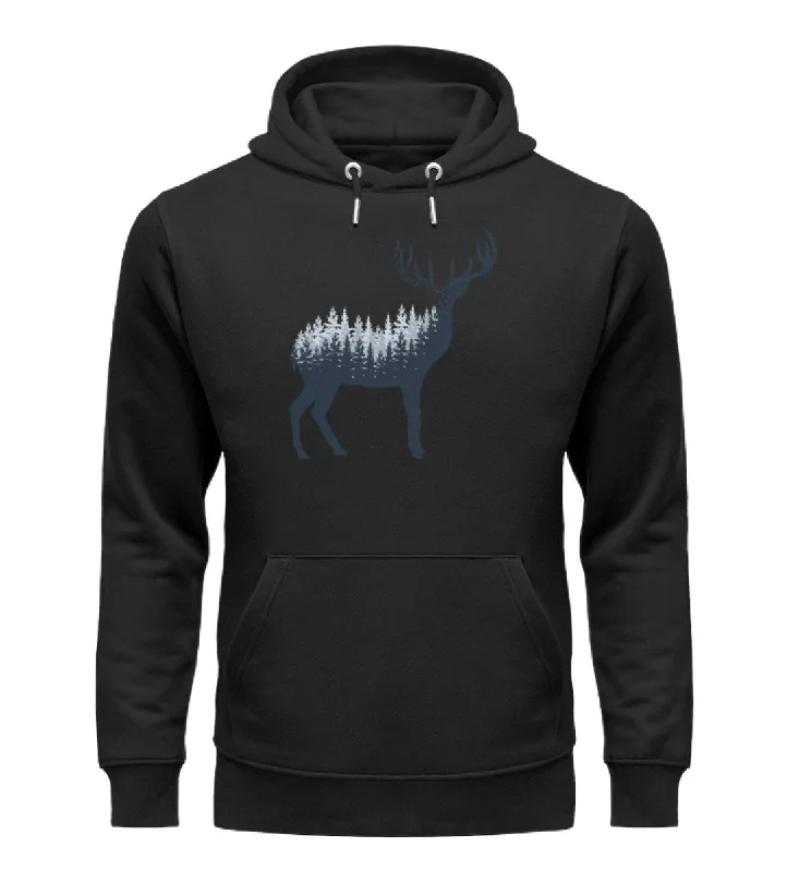 Hirsch Abstrakt - Unisex Premium Organic Hoodie Hoodie with Drawcord Adjustable Secure Hirsch Abstrakt - Unisex Premium Organic Hoodie Hoodie with Drawcord Adjustable Secure