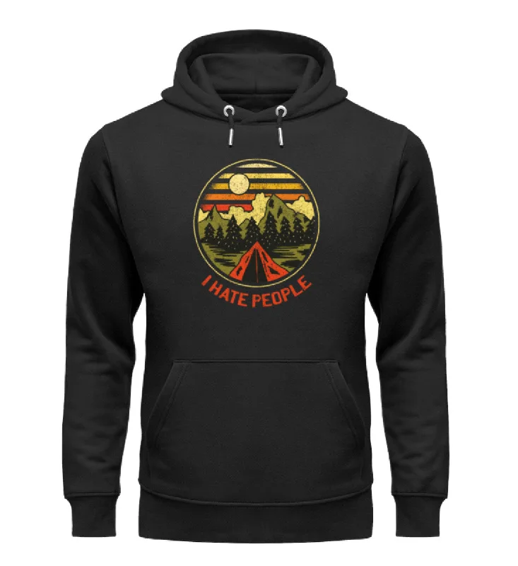 I Hate People - Unisex Premium Organic Hoodie Hoodie Crop Top Short Trendy