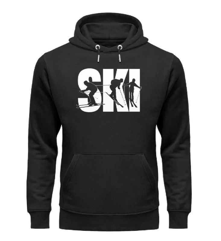 SKI - Unisex Premium Organic Hoodie Hoodie with Camouflage Military Edgy
