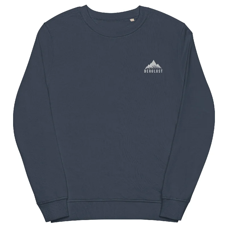 Berglust Logo - Unisex Premium Organic Sweatshirt (Bestickt) Hoodie with Color Block Contrast Stylish Berglust Logo - Unisex Premium Organic Sweatshirt (Bestickt) Hoodie with Color Block Contrast Stylish