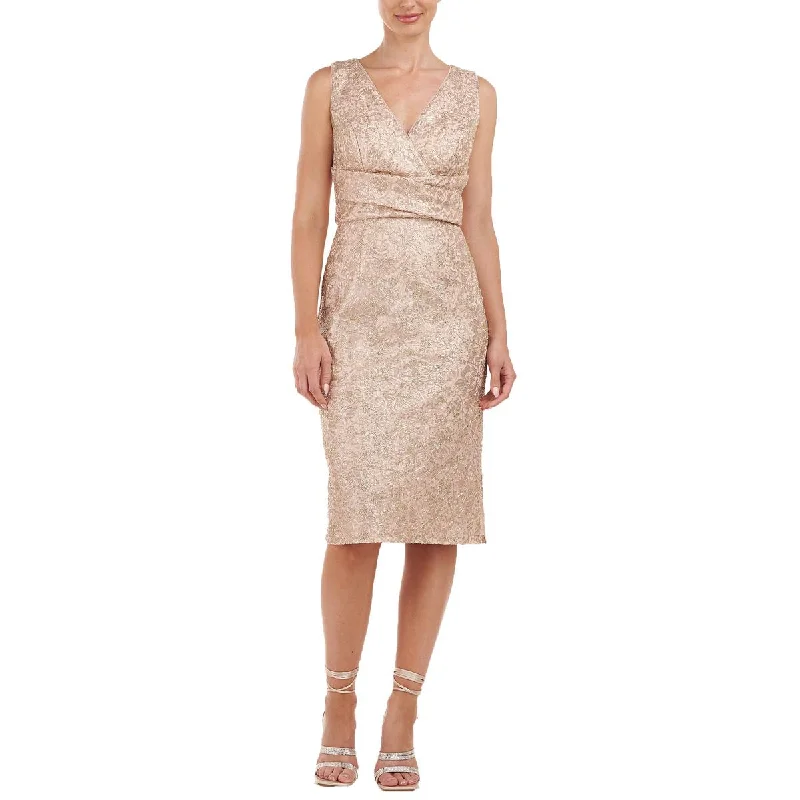Womens Embellished V-Neck Cocktail And Party Dress Tunics Stylish elegant
