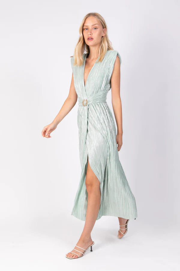 Lilliana Long Dress - Mint Tunics Floral girly