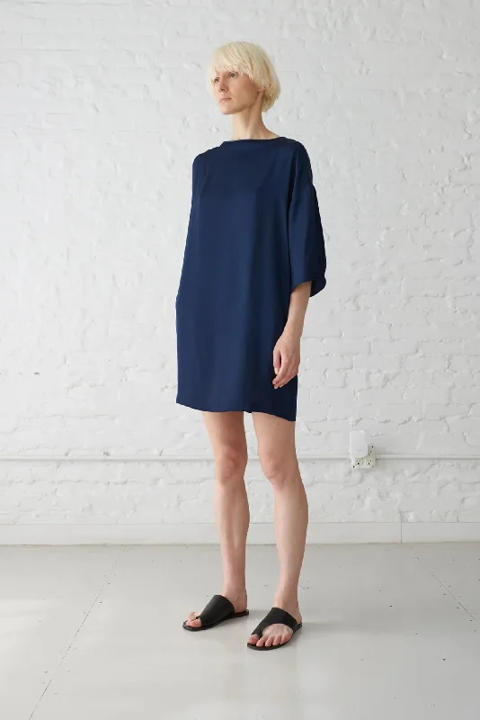 Patti Vegan Silk Dress Tunics Office stylish