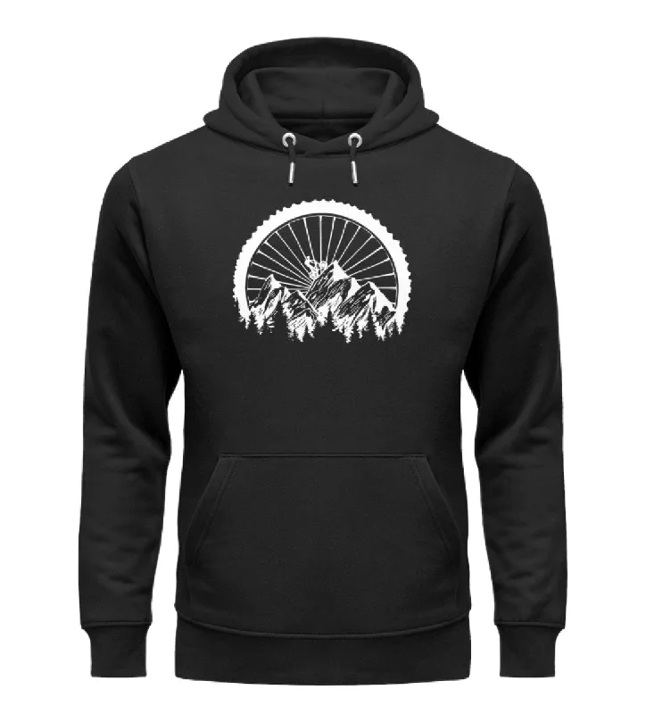 Mountainbike Geometrisch - Unisex Premium Organic Hoodie Hoodie with Typography Text Message Mountainbike Geometrisch - Unisex Premium Organic Hoodie Hoodie with Typography Text Message