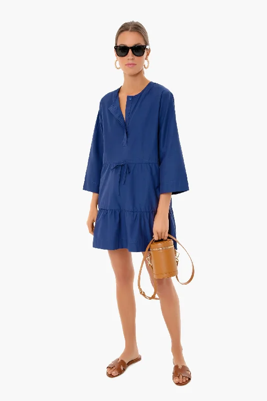 Navy Lucy Dress Tunics Sophisticated sleek