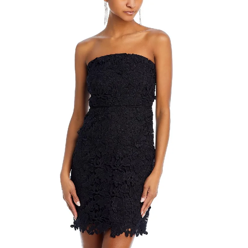 Womens Lace Mini Cocktail And Party Dress Tunics New arrival