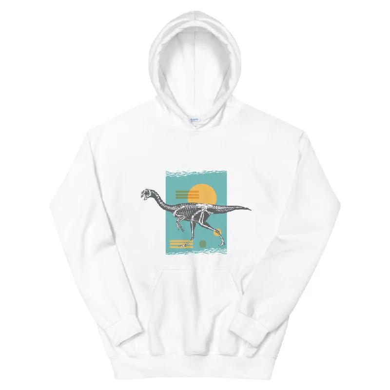 Oviraptor - Adult Dinosaur Hoodie Hoodie with Rolled Sleeves Casual Relaxed
