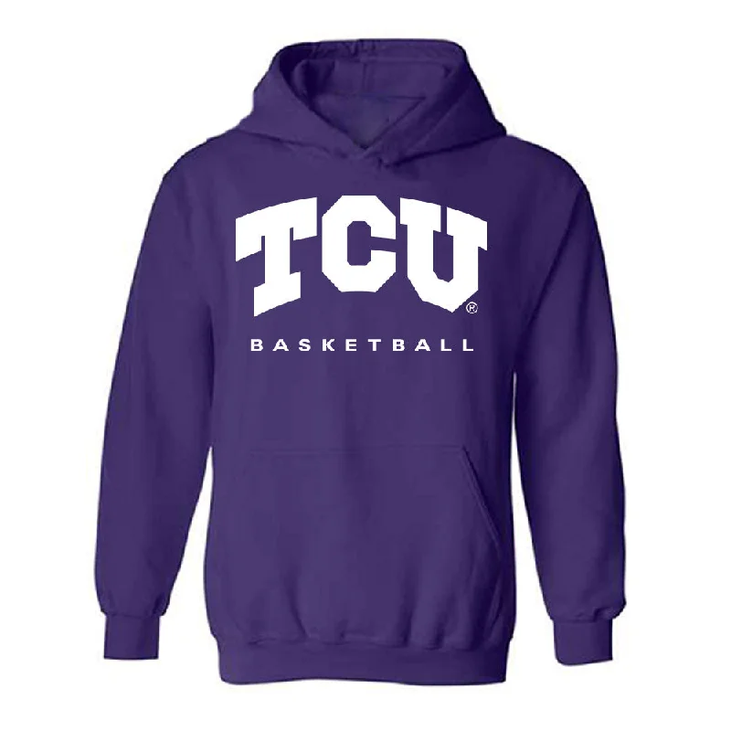 TCU - NCAA Women's Basketball : Hailey Van Lith - Classic Shersey Hooded Sweatshirt Hoodie with Distressed Vintage Worn