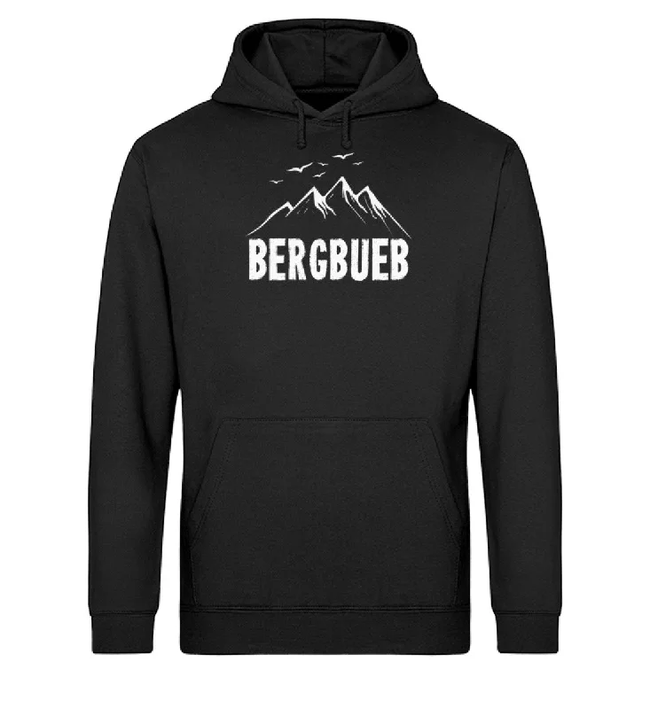 Bergbueb - Unisex Organic Hoodie Hoodie with Raglan Sleeves Sporty Comfortable