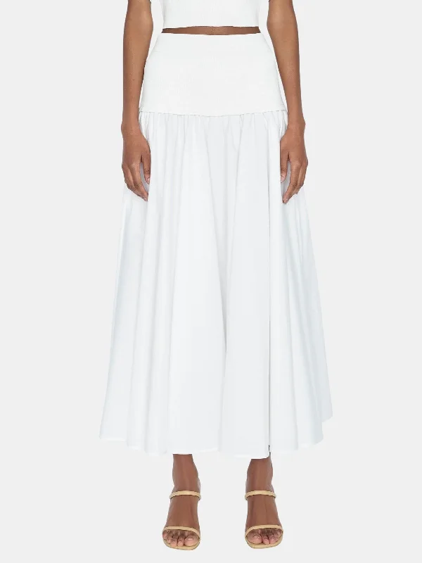 Stella Maxi Skirt With Knit velvet skirt sumptuous