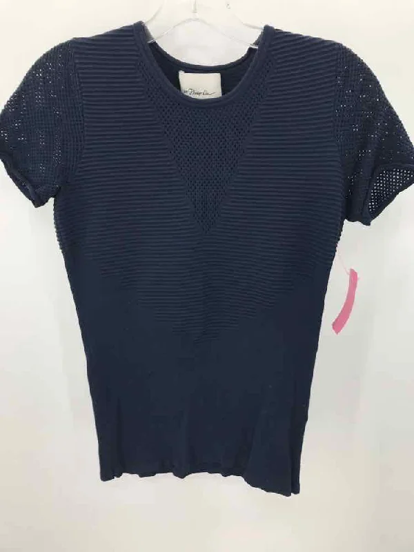 Pre-Owned 3.1 Phillip Lim Navy Size Small Sweater Ribbed Striped Patterned