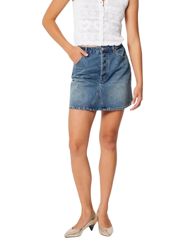 Womens Vintage Mini Romy Skirt denim skirt durable