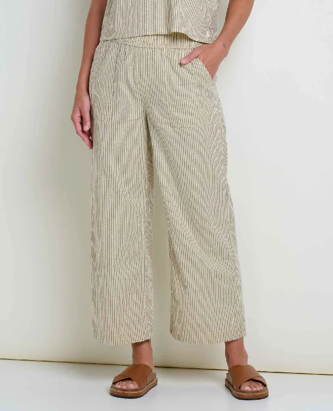 Taj Hemp Wide Leg Pant Trendy Tapered Pants