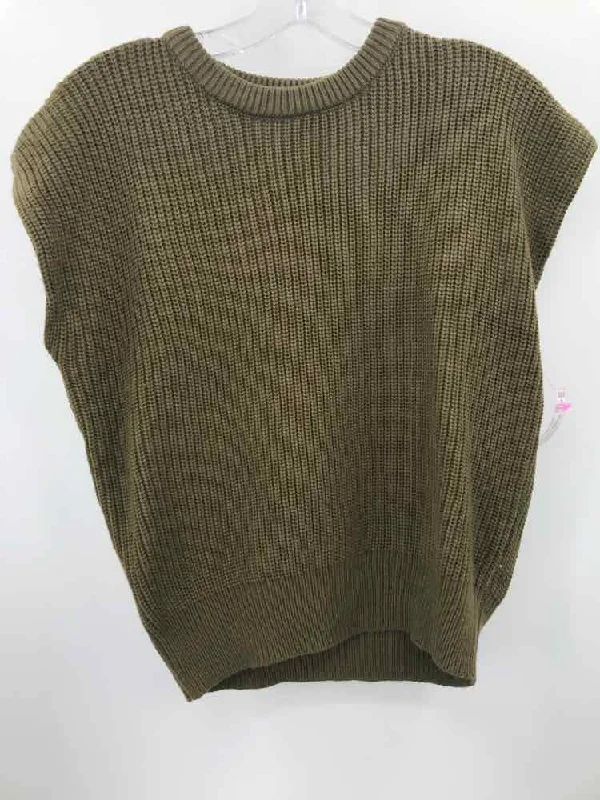 Pre-Owned She + Sky Green Size Medium Sweater Anti-Pilling Anti-Shrink Durable