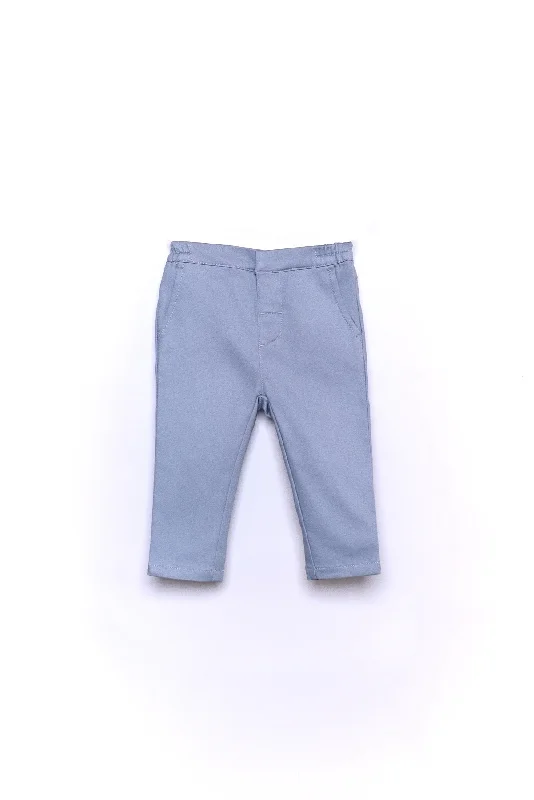 The Perfect Babies Slim Fit Pants - Light Pigeon Blue Cozy Jogger Leggings
