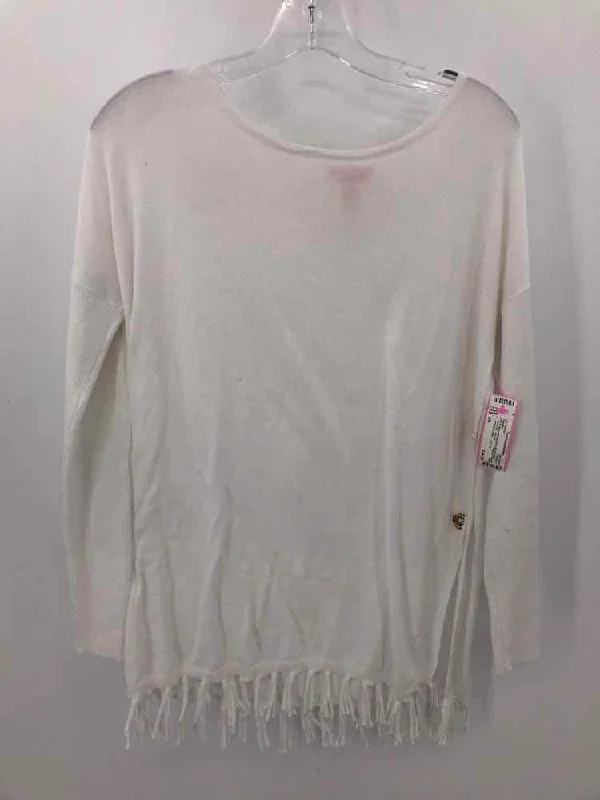 Pre-Owned Lilly Pulitzer White Size XS Sweater Layered Multi-layer Single Layer