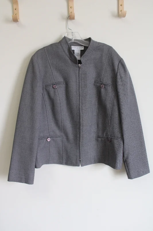 Sag Harbor Dress Gray Jacket | 16 Mesh Jacket Canvas Jacket Denim Jacket