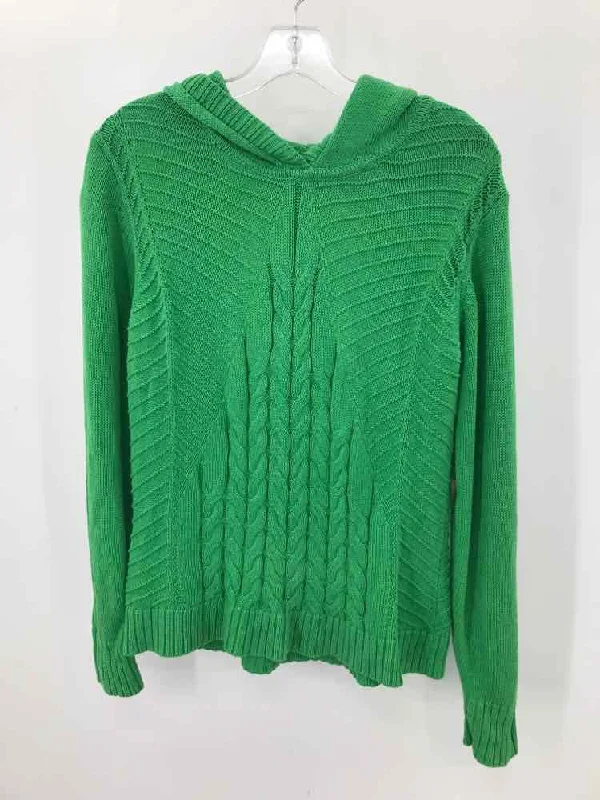 Pre-Owned Cabi Green Size Small Hoodie Sweater Faux Fur Fabric Real Fur Fabric Shearling Fabric