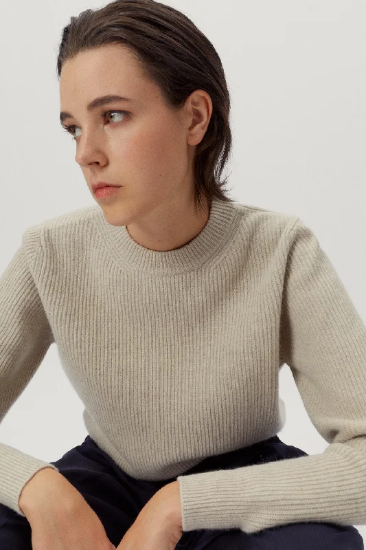 The Woolen Ribbed Sweater Wool Sweater Cotton Sweater Cashmere Sweater