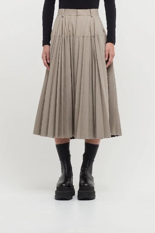 Sacai Suiting Bonding Skirt mini skirt trendy