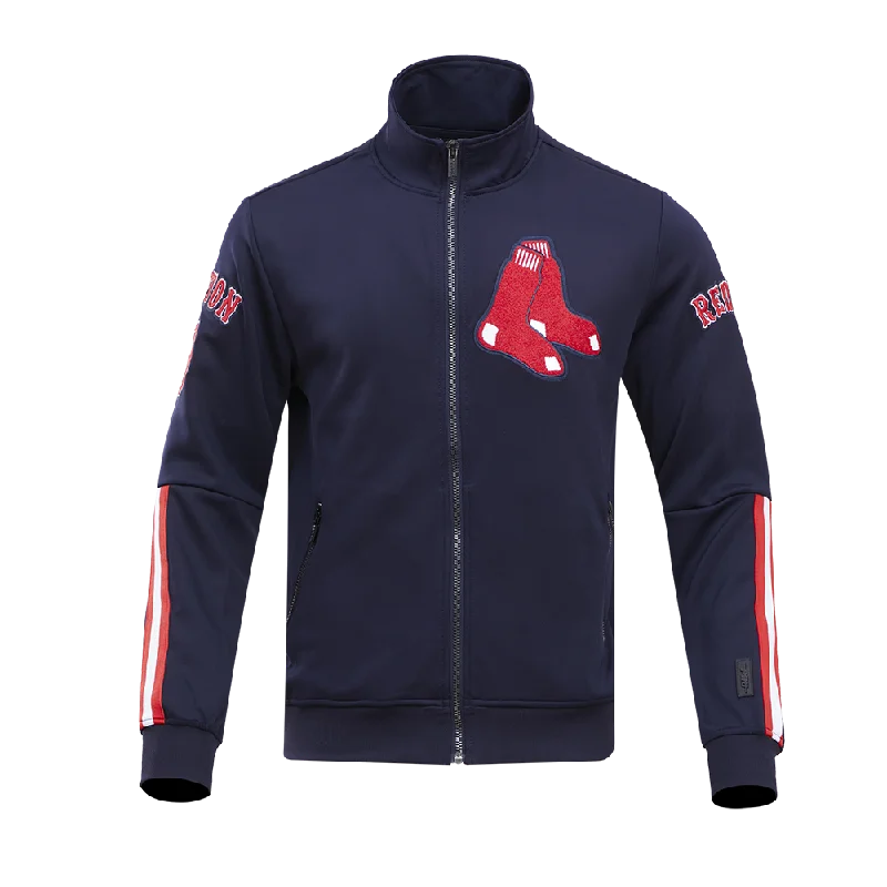 CHAMARRA DEPORTIVA MLB BOSTON RED SOX CLASSIC DK TRACK JACKET Herringbone Jacket Houndstooth Jacket Plaid Jacket