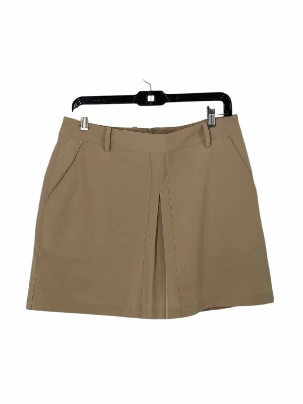 Jockey Size 8 Tan Skirt high waist skirt