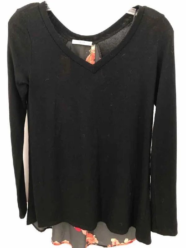 Pre-Owned Le Lis Black Size Medium Sweater Thin Thick Dense