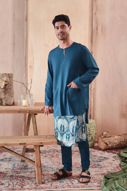 The Perfect Men Slim Fit Pants - Teal Cozy Lounge Pants