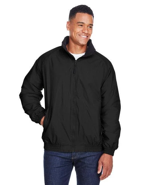 Harriton Adult Fleece-Lined Nylon Jacket M740 Corduroy Jacket Velvet Jacket Brocade Jacket