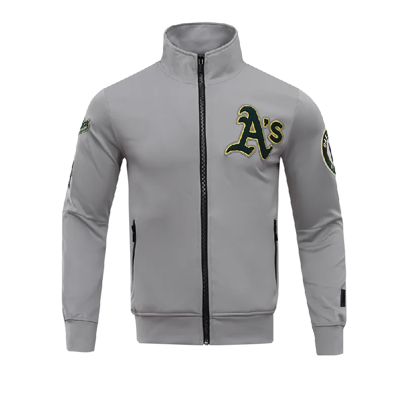 CHAMARRA DEPORTIVA MLB OAKLAND ATHLETICS CLASSIC DK TRACK JACKET Ribbed Jacket Pleated Jacket Ruffled Jacket CHAMARRA DEPORTIVA MLB OAKLAND ATHLETICS CLASSIC DK TRACK JACKET Ribbed Jacket Pleated Jacket Ruffled Jacket