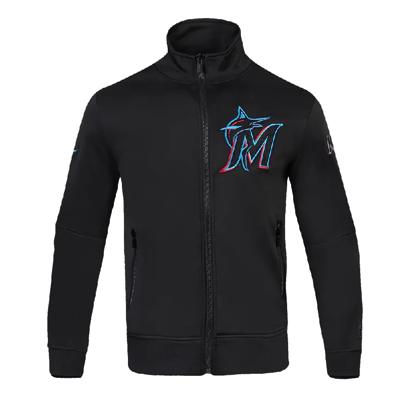 CHAMARRA DEPORTIVA MLB MIAMI MARLINS CLASSIC DK TRACK JACKET Appliqued Jacket Beaded Jacket Sequined Jacket CHAMARRA DEPORTIVA MLB MIAMI MARLINS CLASSIC DK TRACK JACKET Appliqued Jacket Beaded Jacket Sequined Jacket