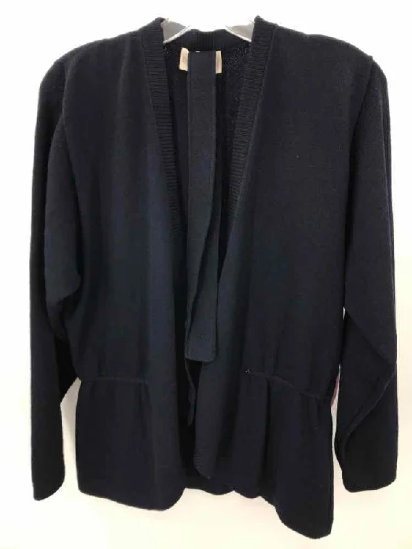 Pre-Owned St John Navy Size 10 Knit Sweater Bright Pastel Dark