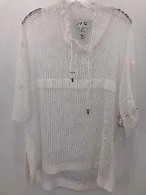 Pre-Owned Joseph Ribkoff Black Size XS Sweater Denim Fabric Leather Fabric Suede Fabric