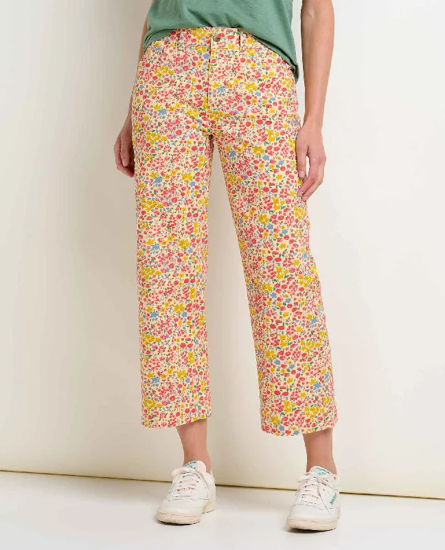 Earthworks Wide Leg Pant Classic Cropped Pants