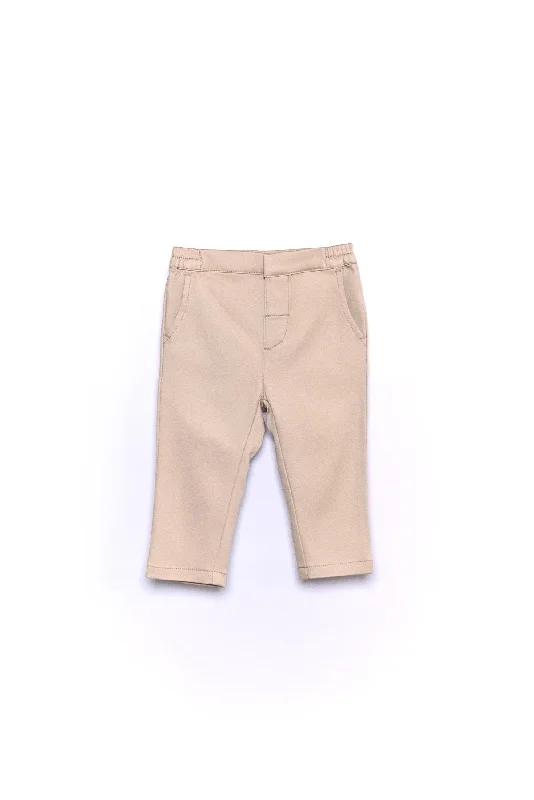 The Perfect Babies Slim Fit Pants - Khaki High-Waist Jogger Pants