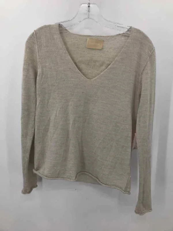 Pre-Owned Zadig & Voltaire Grey Size Medium Sweater Mesh Sweater Canvas Denim